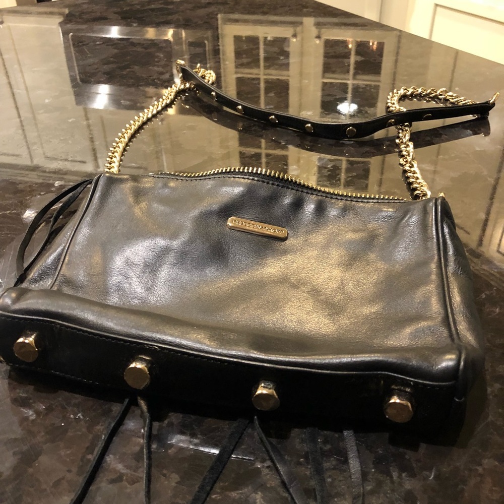 Authentic Rebecca Minkoff Leather Black crossbody - Picture 7 of 8
